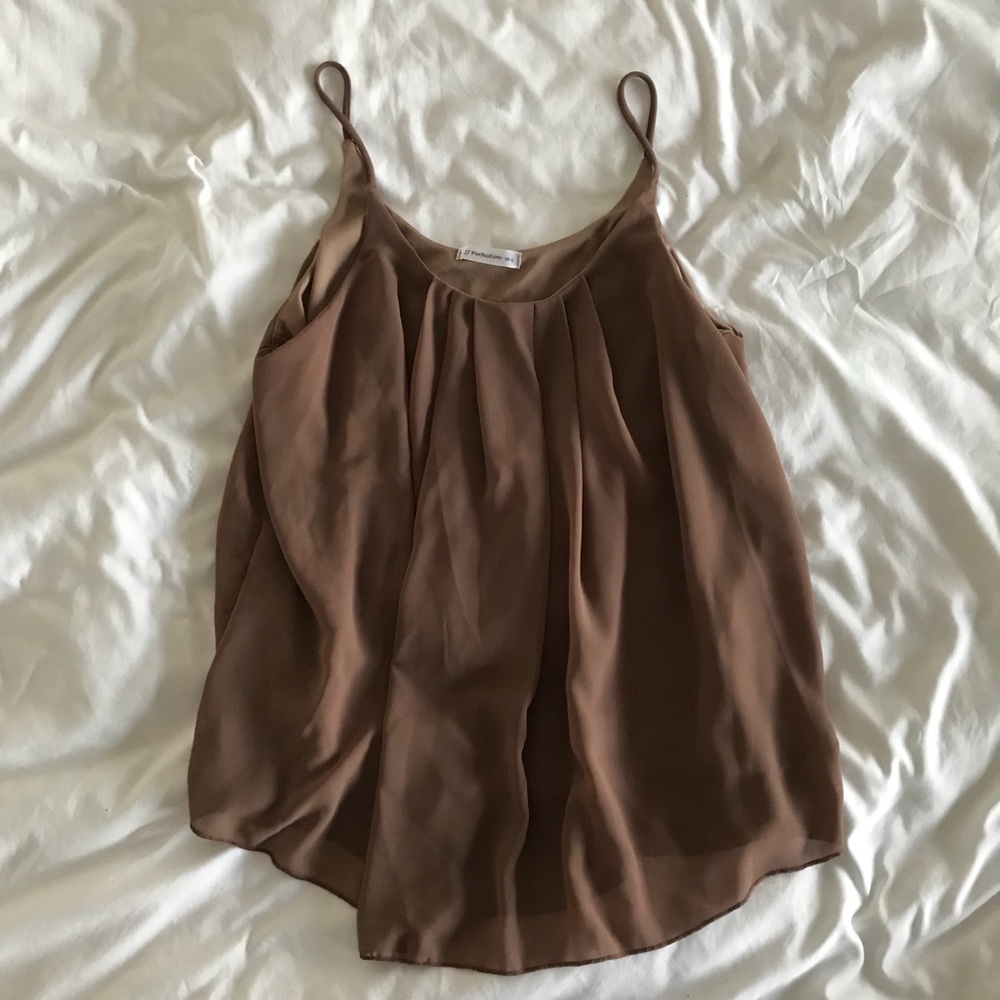 Sheer, flowy tank